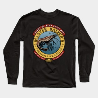 Master Baiter's Premium Shrimp Long Sleeve T-Shirt